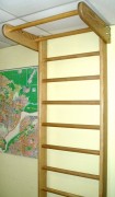 Ирель 10215 Шведская стенка Ирель с турником из ЯСЕНЯ фото